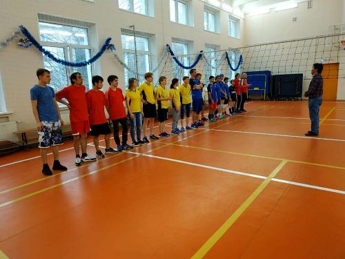 Товарищеские игры по волейболу между командами ПНИ №20